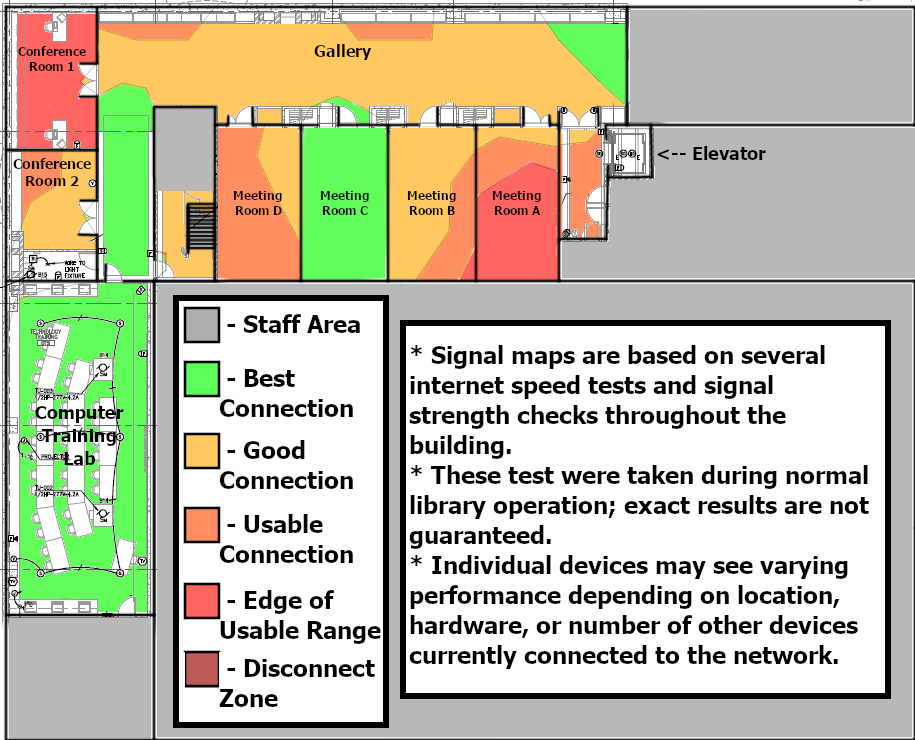 WPL Wireless Signal Map - Basement
